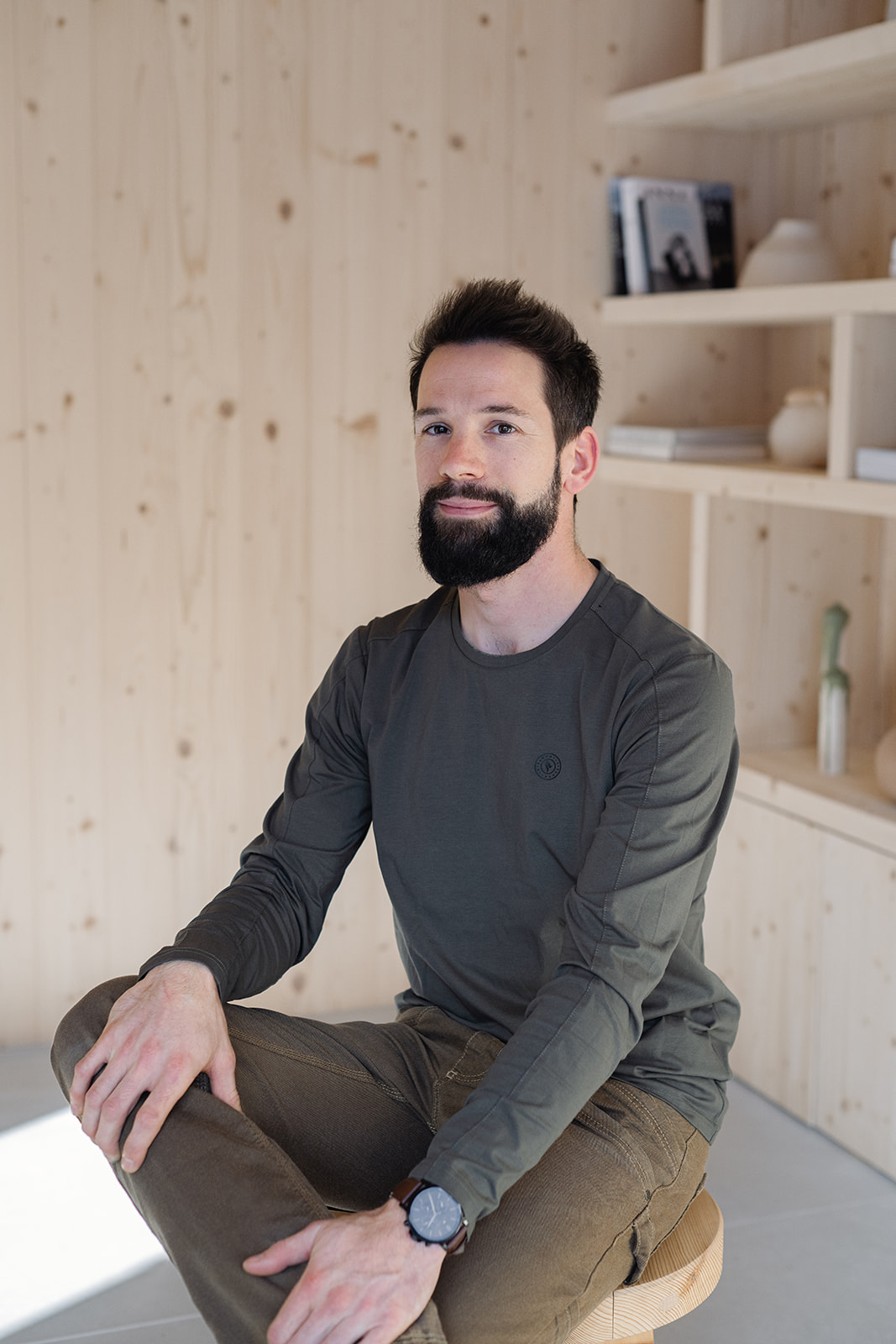Guillaume Biolaz technicien bois massif chez Auprès de mon arbre