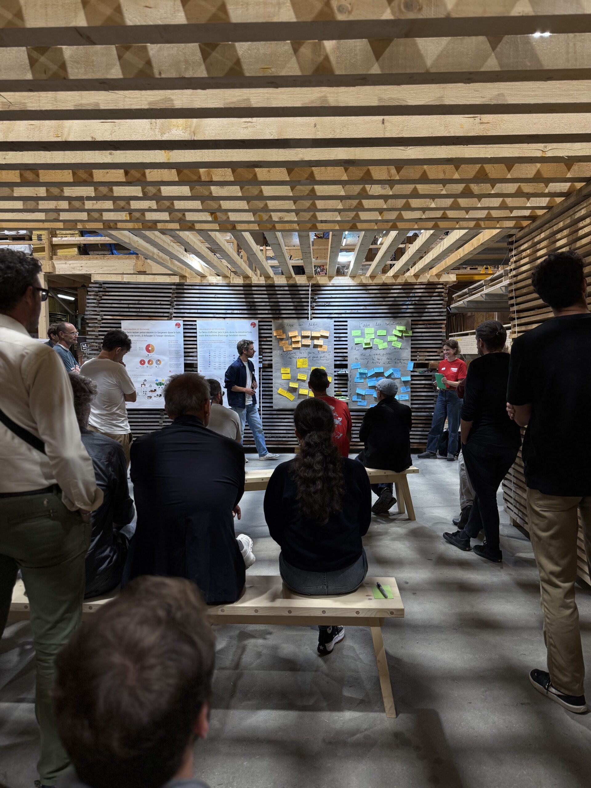 Workshop architectes aux Journées du Bois Suisse section Bas-Valais à Vollèges