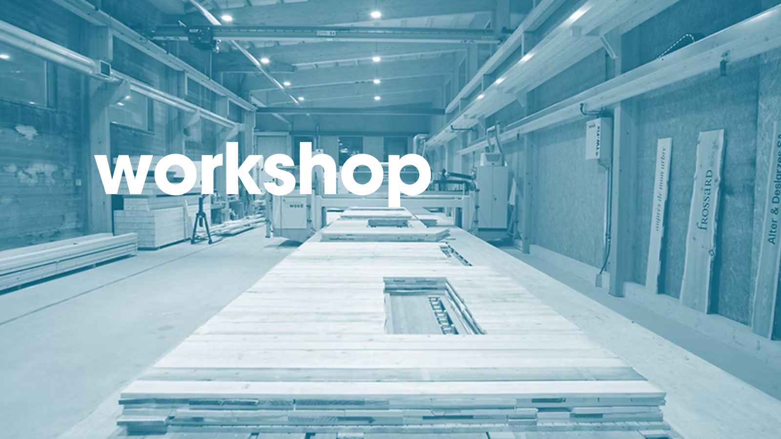 workshop pour architectes sur le bois massif en Valais