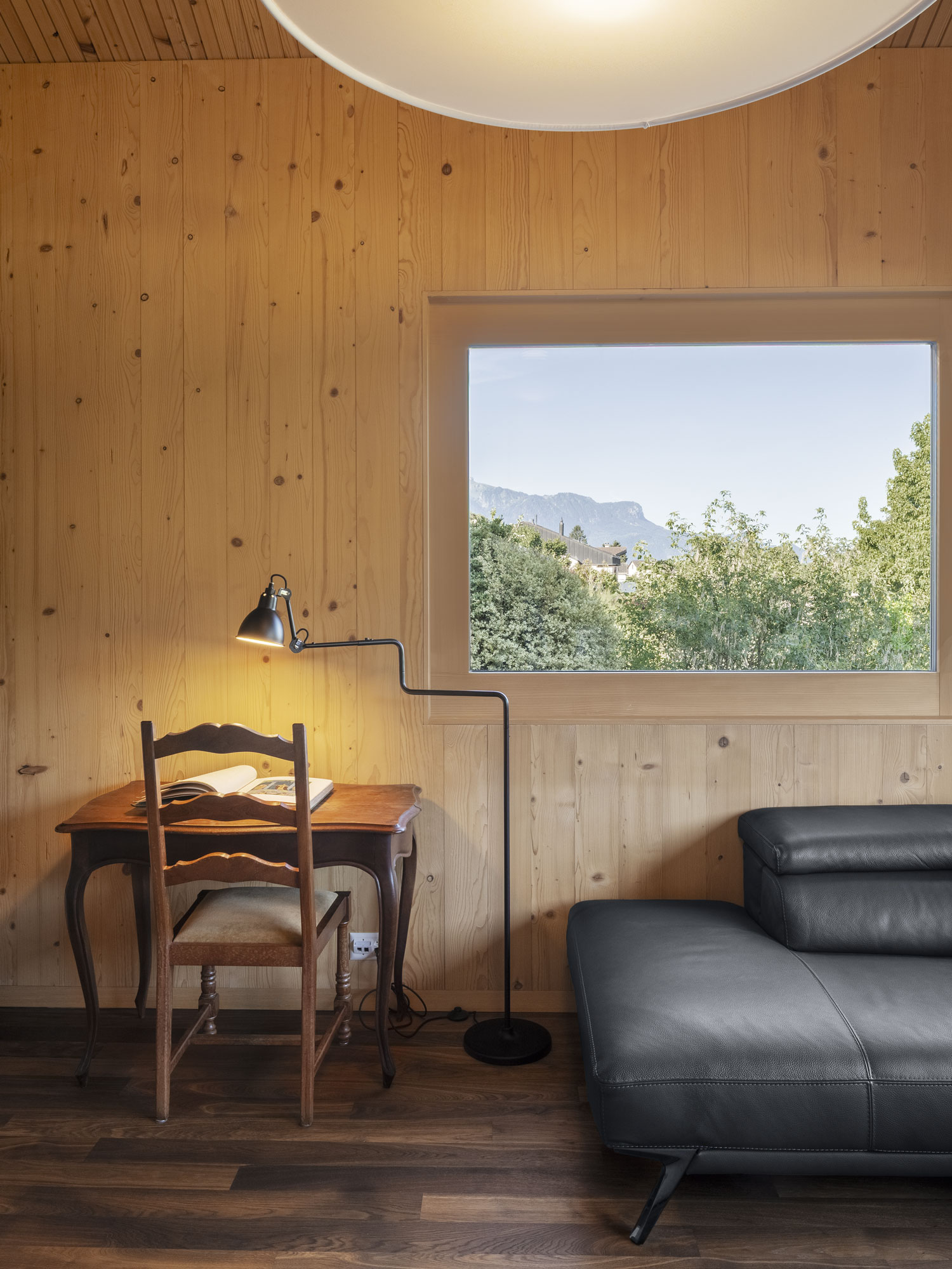 Maison agrandissement bois massif bureau