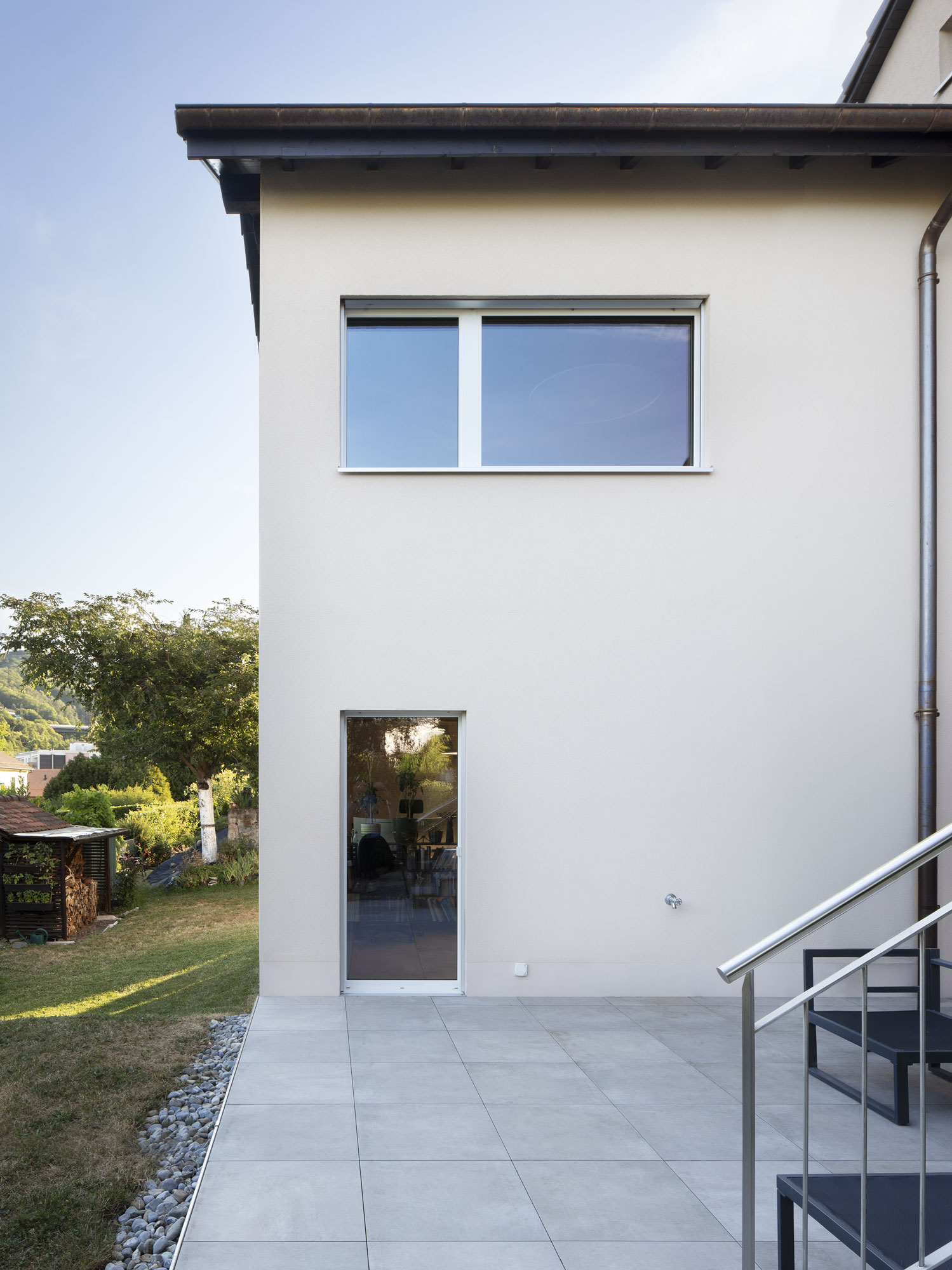 maison agrandissement bois massif vue extérieure